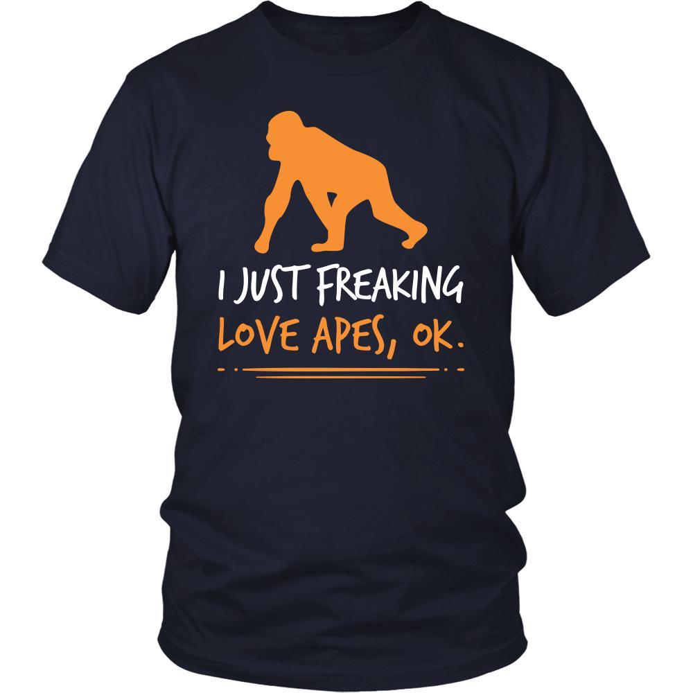 Ape Shirt - Love Apes - Animal Lover Gift-T-shirt-Teelime | shirts-hoodies-mugs