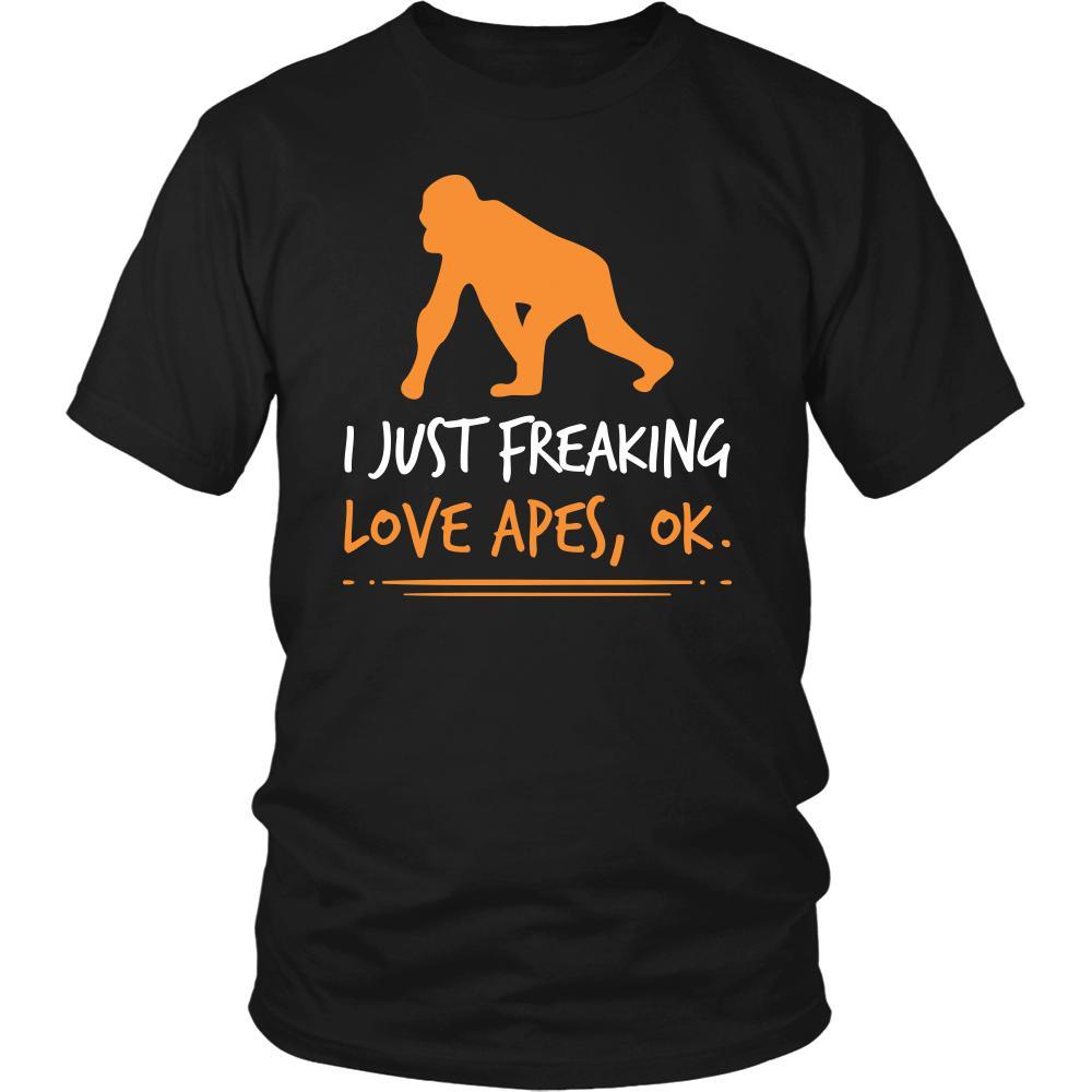 Ape Shirt - Love Apes - Animal Lover Gift-T-shirt-Teelime | shirts-hoodies-mugs