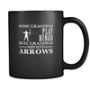 Archery Some Grandpas play bingo, real Grandpas go Archery 11oz Black Mug-Drinkware-Teelime | shirts-hoodies-mugs