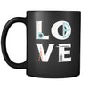 Architect / Civil Engineer - LOVE Architect / Civil Engineer - 11oz Black Mug-Drinkware-Teelime | shirts-hoodies-mugs