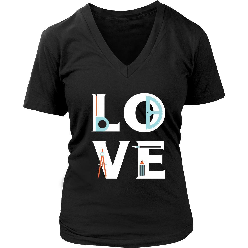 Architect - LOVE Architect - Profession/Job Shirt-T-shirt-Teelime | shirts-hoodies-mugs