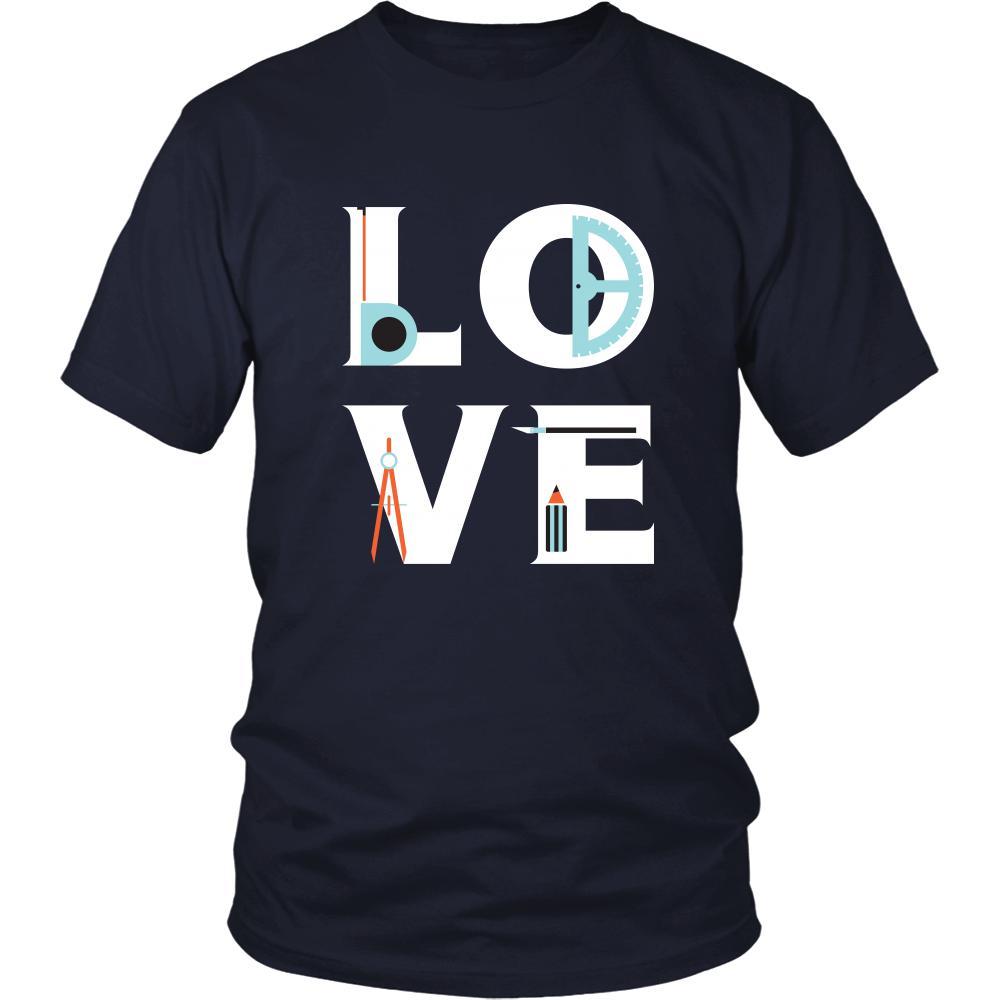 Architect - LOVE Architect - Profession/Job Shirt-T-shirt-Teelime | shirts-hoodies-mugs