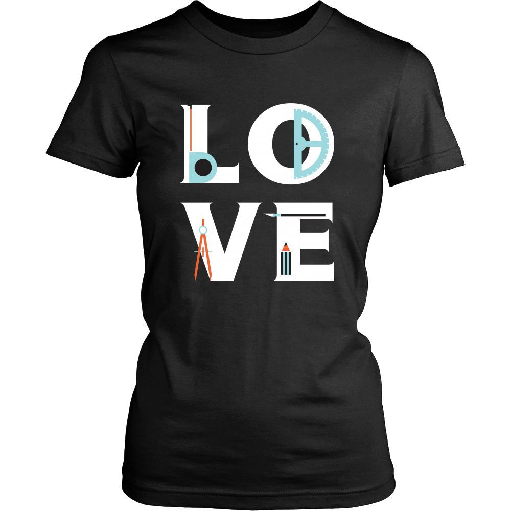 Architect - LOVE Architect - Profession/Job Shirt-T-shirt-Teelime | shirts-hoodies-mugs