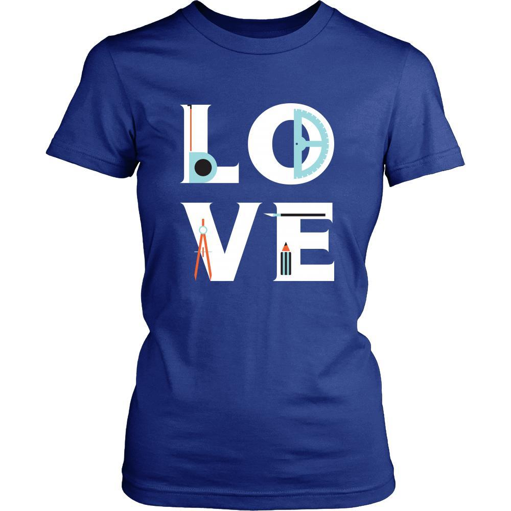 Architect - LOVE Architect - Profession/Job Shirt-T-shirt-Teelime | shirts-hoodies-mugs
