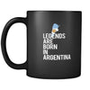 Argentina Legends are born in Argentina 11oz Black Mug-Drinkware-Teelime | shirts-hoodies-mugs