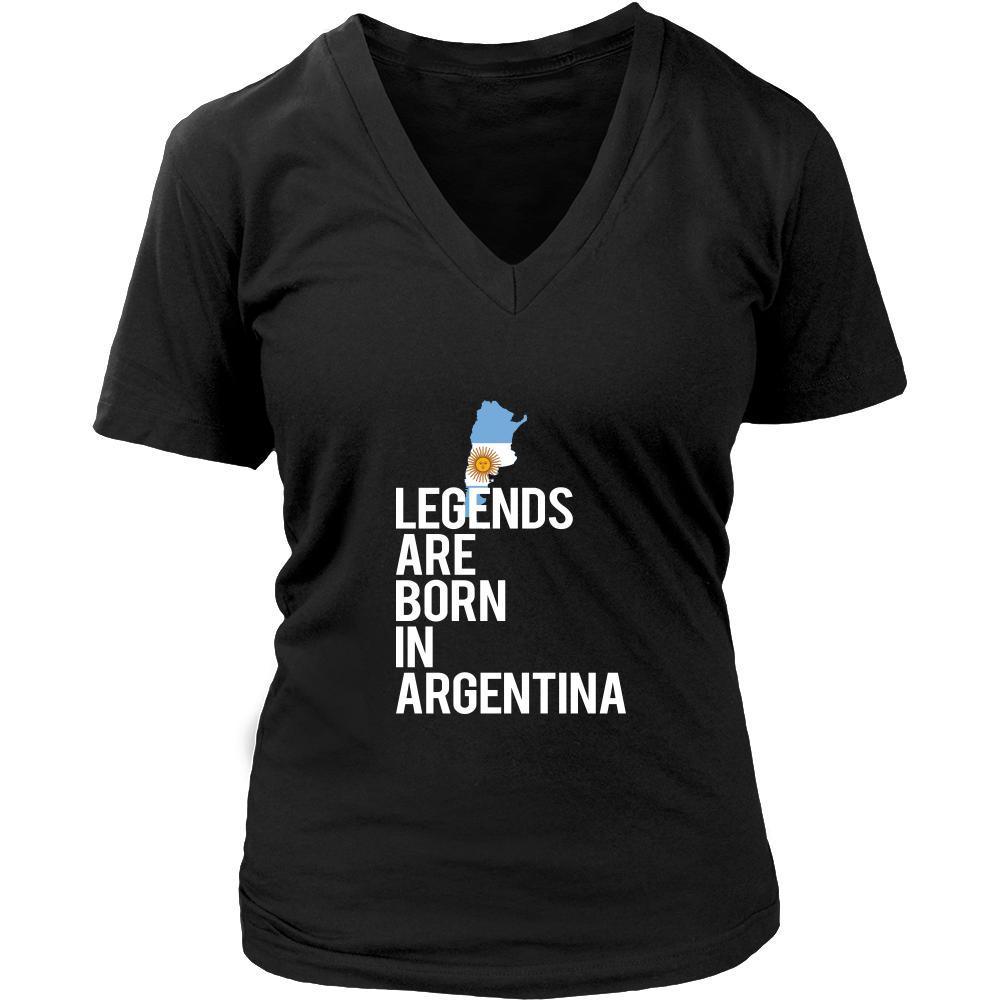 Argentina Shirt - Legends are born in Argentina - National Heritage Gift-T-shirt-Teelime | shirts-hoodies-mugs