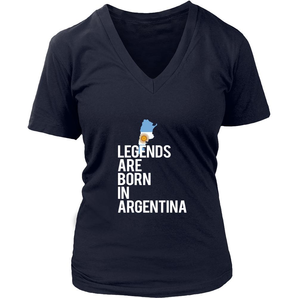 Argentina Shirt - Legends are born in Argentina - National Heritage Gift-T-shirt-Teelime | shirts-hoodies-mugs