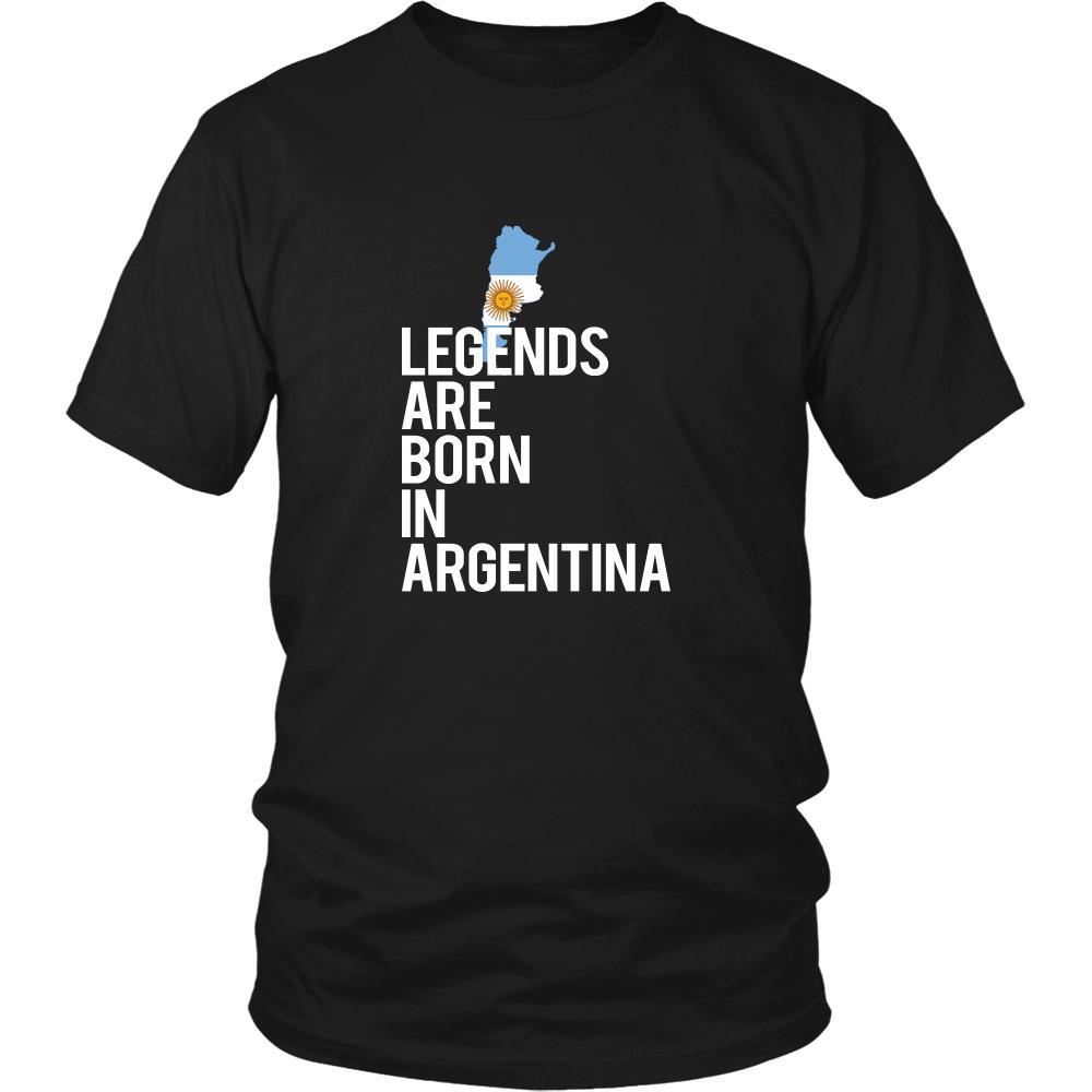 Argentina Shirt - Legends are born in Argentina - National Heritage Gift-T-shirt-Teelime | shirts-hoodies-mugs