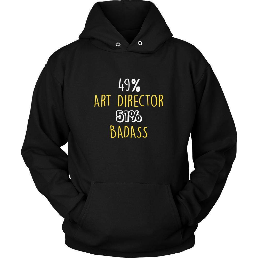 Art Director Shirt - 49% Art Director 51% Badass Profession-T-shirt-Teelime | shirts-hoodies-mugs