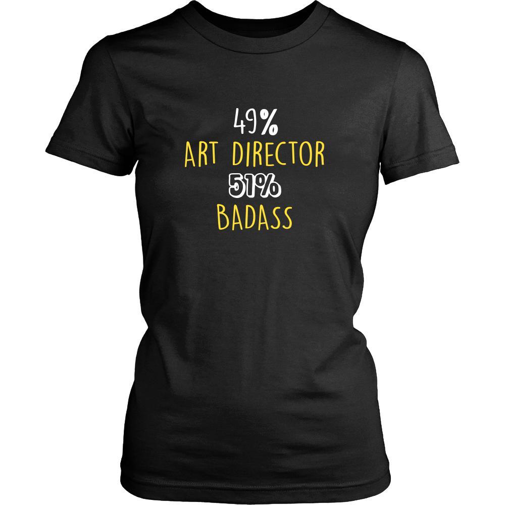 Art Director Shirt - 49% Art Director 51% Badass Profession-T-shirt-Teelime | shirts-hoodies-mugs