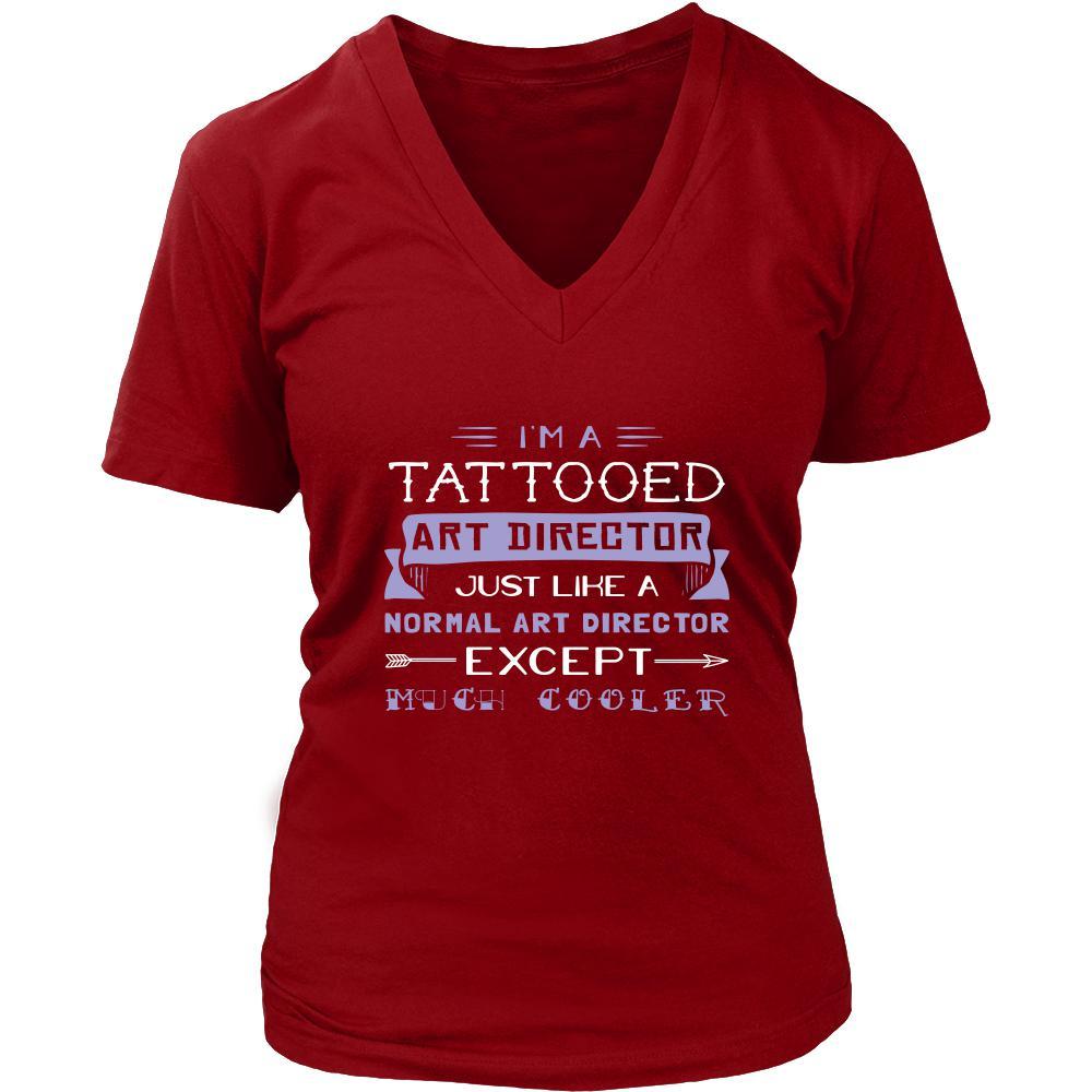 Art Director Shirt - I'm a tattooed architect, just like a normal architect, except much cooler - Profession Gift-T-shirt-Teelime | shirts-hoodies-mugs