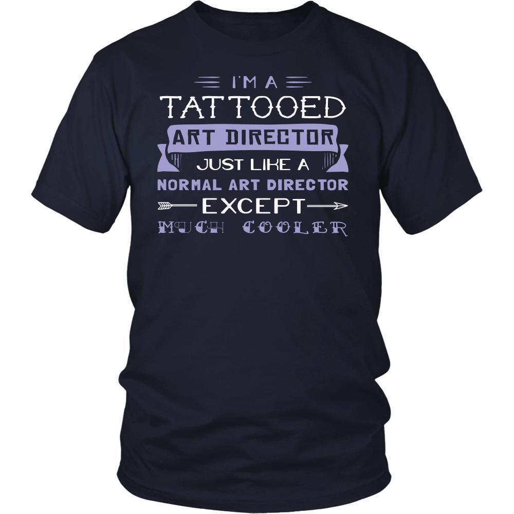 Art Director Shirt - I'm a tattooed architect, just like a normal architect, except much cooler - Profession Gift-T-shirt-Teelime | shirts-hoodies-mugs