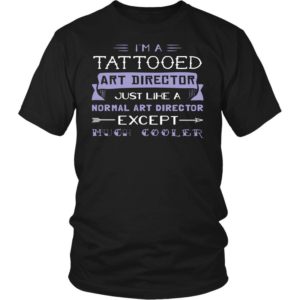 Art Director Shirt - I'm a tattooed architect, just like a normal architect, except much cooler - Profession Gift-T-shirt-Teelime | shirts-hoodies-mugs