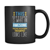 Assistant occupational therapist This is what an awesome assistant occupational therapist looks like 11oz Black Mug-Drinkware-Teelime | shirts-hoodies-mugs