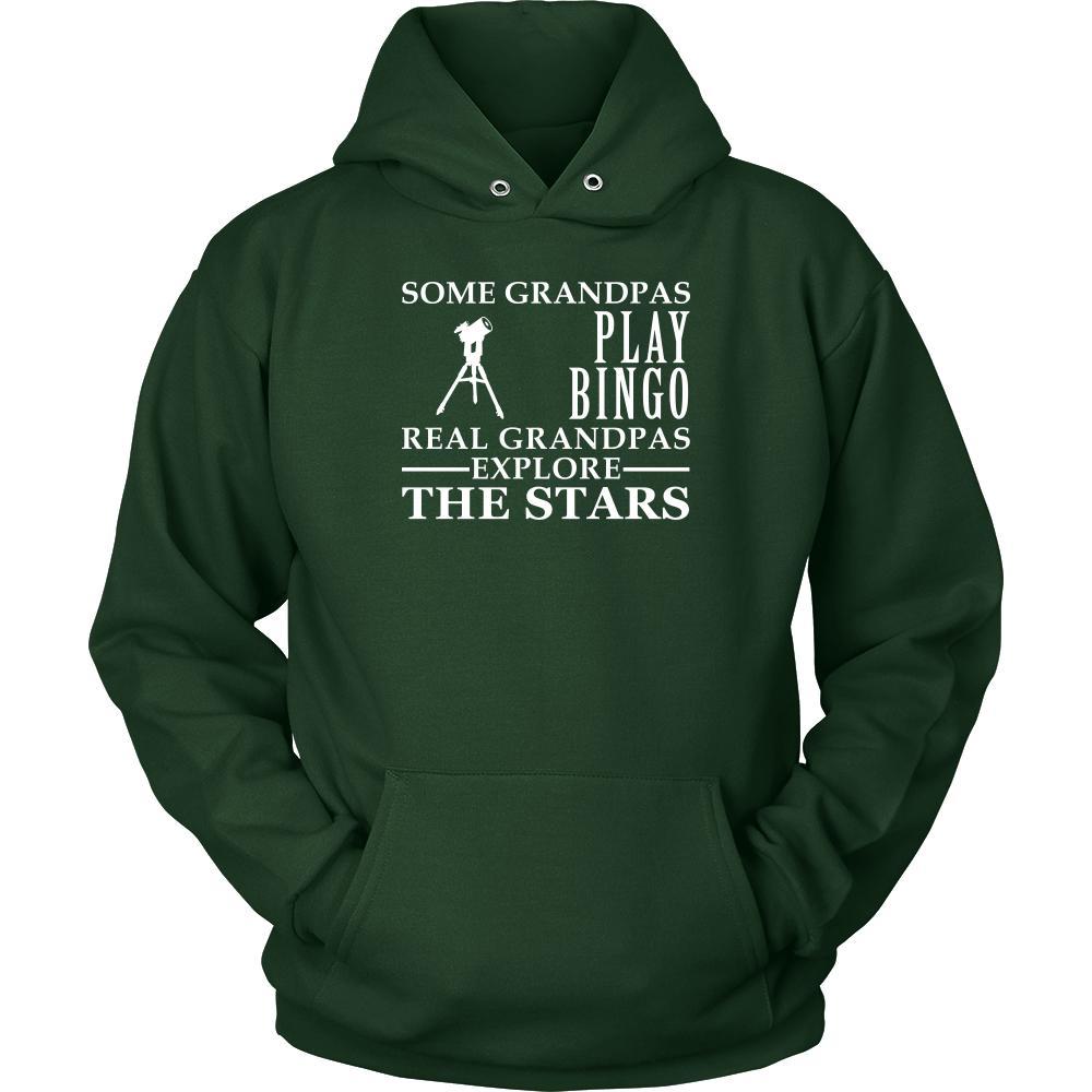 Astronomy Shirt Some Grandpas play bingo, real Grandpas Explore the Stars Family Hobby-T-shirt-Teelime | shirts-hoodies-mugs