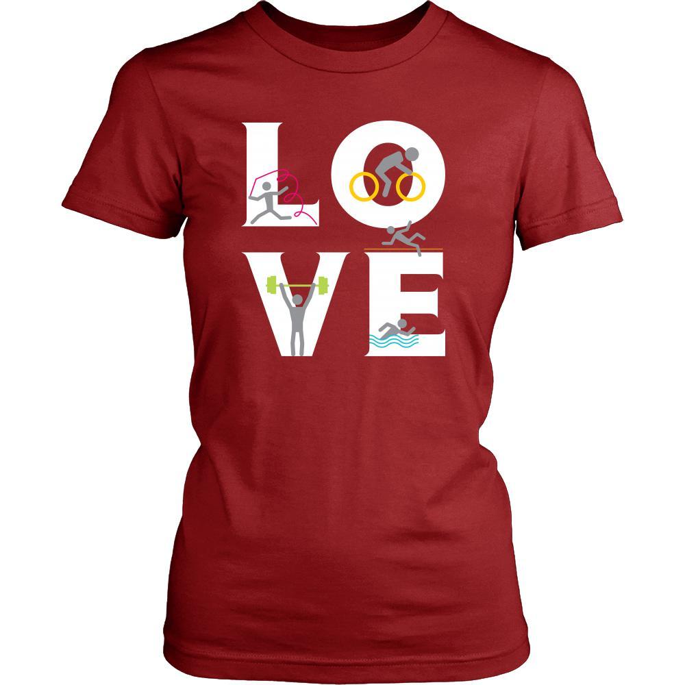 Athlete - LOVE Athlete - Sport Lover Shirt-T-shirt-Teelime | shirts-hoodies-mugs
