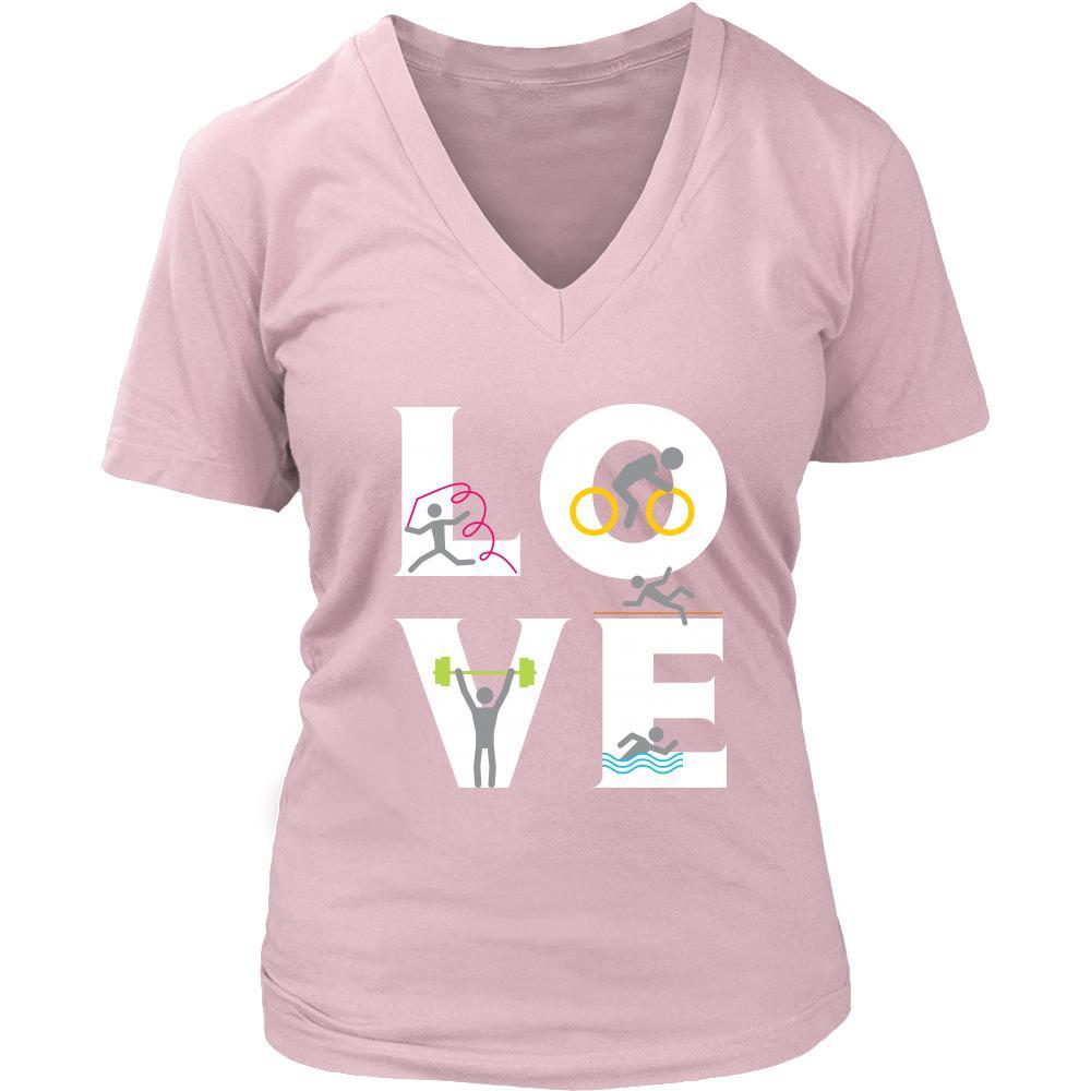 Athlete - LOVE Athlete - Sport Lover Shirt-T-shirt-Teelime | shirts-hoodies-mugs
