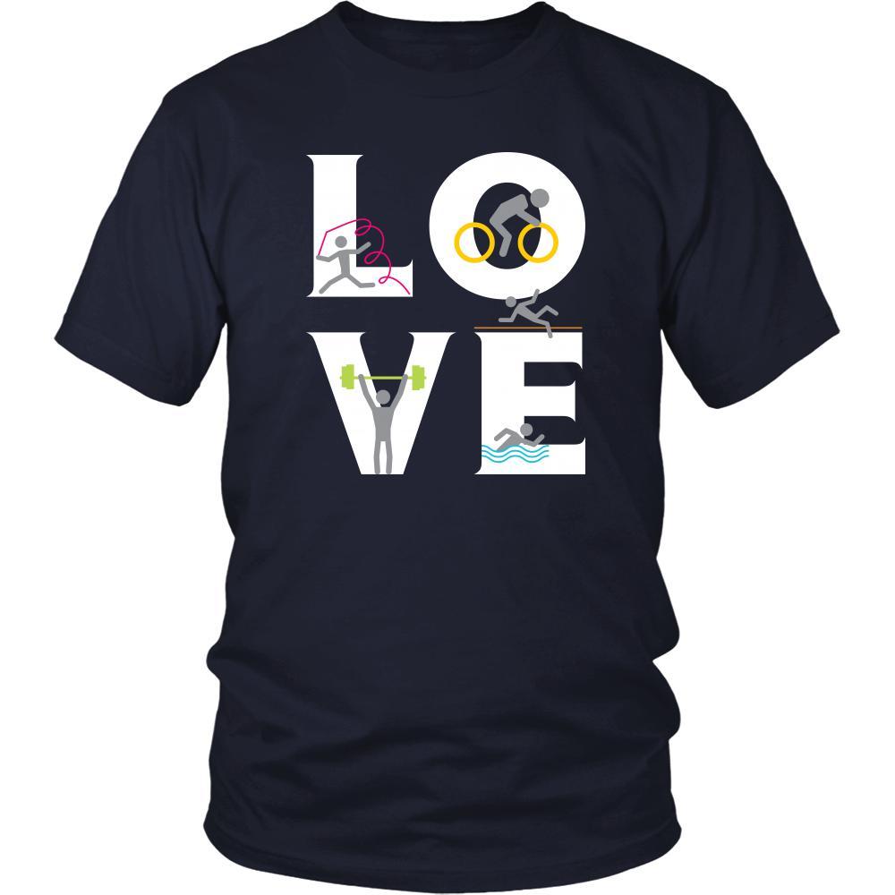 Athlete - LOVE Athlete - Sport Lover Shirt-T-shirt-Teelime | shirts-hoodies-mugs