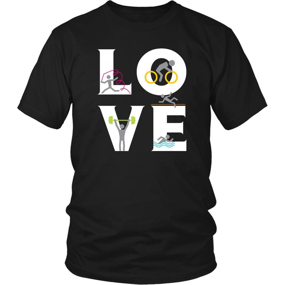 Athlete - LOVE Athlete - Sport Lover Shirt-T-shirt-Teelime | shirts-hoodies-mugs