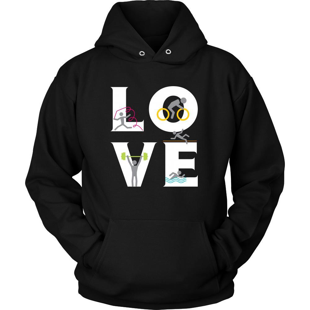 Athlete - LOVE Athlete - Sport Lover Shirt-T-shirt-Teelime | shirts-hoodies-mugs