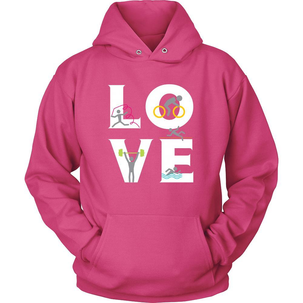 Athlete - LOVE Athlete - Sport Lover Shirt-T-shirt-Teelime | shirts-hoodies-mugs