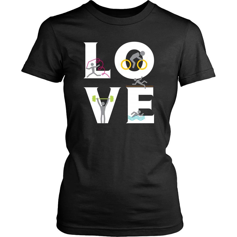 Athlete - LOVE Athlete - Sport Lover Shirt-T-shirt-Teelime | shirts-hoodies-mugs