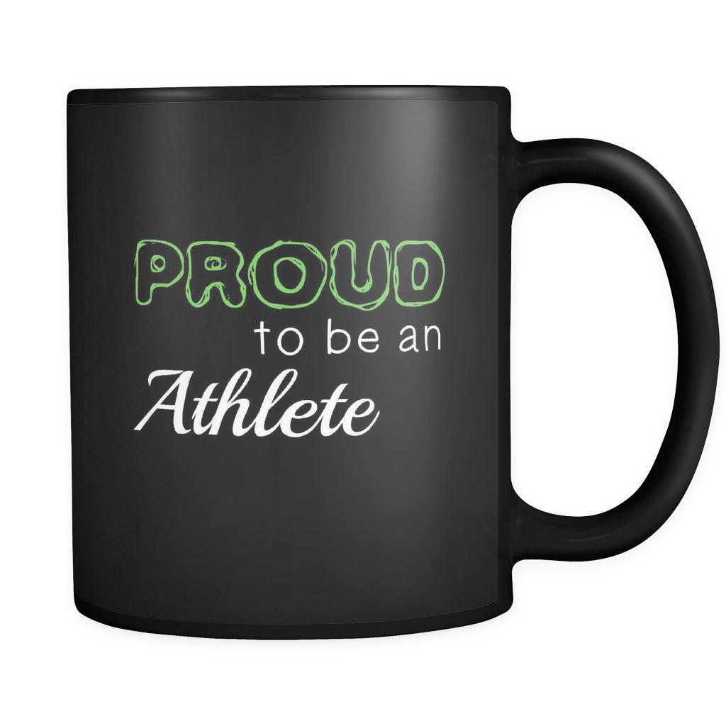 Athlete Proud To Be An Athlete 11oz Black Mug-Drinkware-Teelime | shirts-hoodies-mugs
