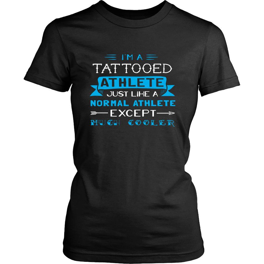 Athlete Shirt - I'm a tattooed athlete, just like a normal athlete, except much cooler - Profession Gift-T-shirt-Teelime | shirts-hoodies-mugs