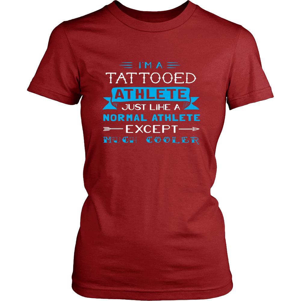 Athlete Shirt - I'm a tattooed athlete, just like a normal athlete, except much cooler - Profession Gift-T-shirt-Teelime | shirts-hoodies-mugs