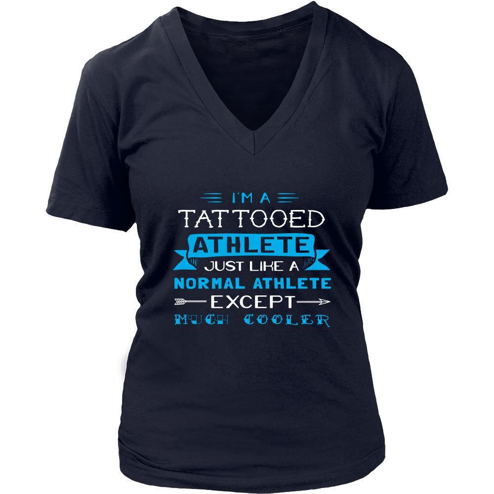 Athlete Shirt - I'm a tattooed athlete, just like a normal athlete, except much cooler - Profession Gift-T-shirt-Teelime | shirts-hoodies-mugs