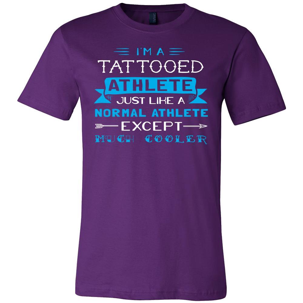 Athlete Shirt - I'm a tattooed athlete, just like a normal athlete, except much cooler - Profession Gift-T-shirt-Teelime | shirts-hoodies-mugs