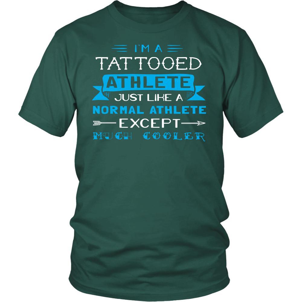 Athlete Shirt - I'm a tattooed athlete, just like a normal athlete, except much cooler - Profession Gift-T-shirt-Teelime | shirts-hoodies-mugs