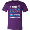 Athlete Shirt - Raise your hand if you love Athlete, if not raise your standards - Profession Gift-T-shirt-Teelime | shirts-hoodies-mugs