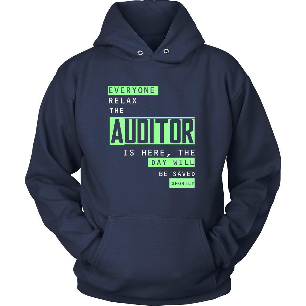 Auditor Shirt - Everyone relax the Auditor is here, the day will be save shortly - Profession Gift-T-shirt-Teelime | shirts-hoodies-mugs
