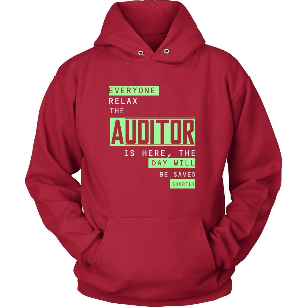 Auditor Shirt - Everyone relax the Auditor is here, the day will be save shortly - Profession Gift-T-shirt-Teelime | shirts-hoodies-mugs