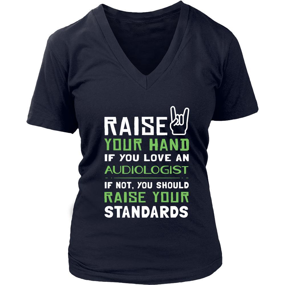 Auditor Shirt - Raise your hand if you love Auditor, if not raise your standards - Profession Gift-T-shirt-Teelime | shirts-hoodies-mugs