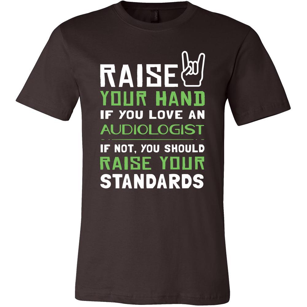 Auditor Shirt - Raise your hand if you love Auditor, if not raise your standards - Profession Gift-T-shirt-Teelime | shirts-hoodies-mugs