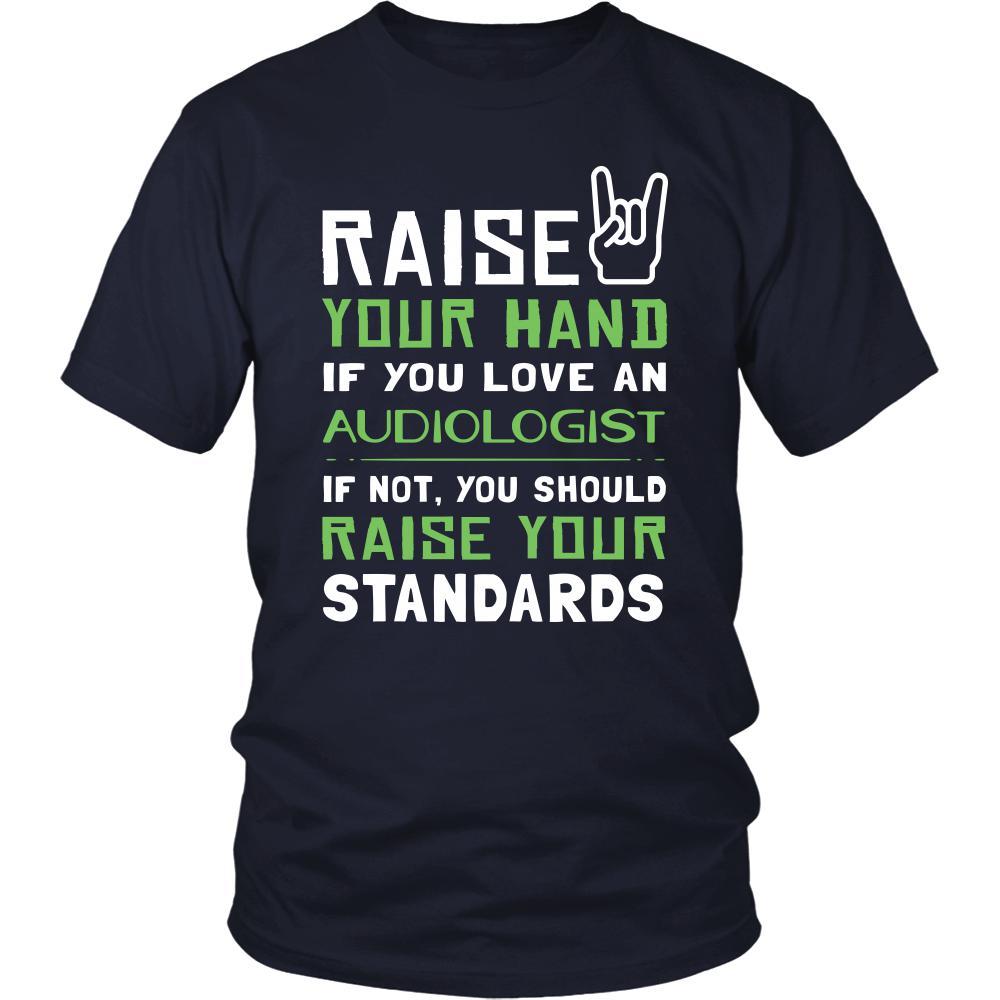 Auditor Shirt - Raise your hand if you love Auditor, if not raise your standards - Profession Gift-T-shirt-Teelime | shirts-hoodies-mugs