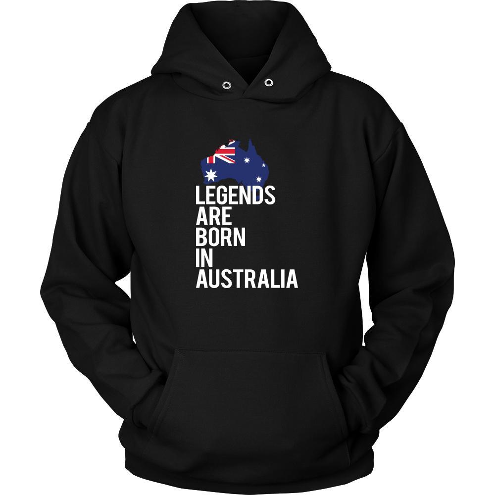 Australia Shirt - Legends are born in Australia - National Heritage Gift-T-shirt-Teelime | shirts-hoodies-mugs