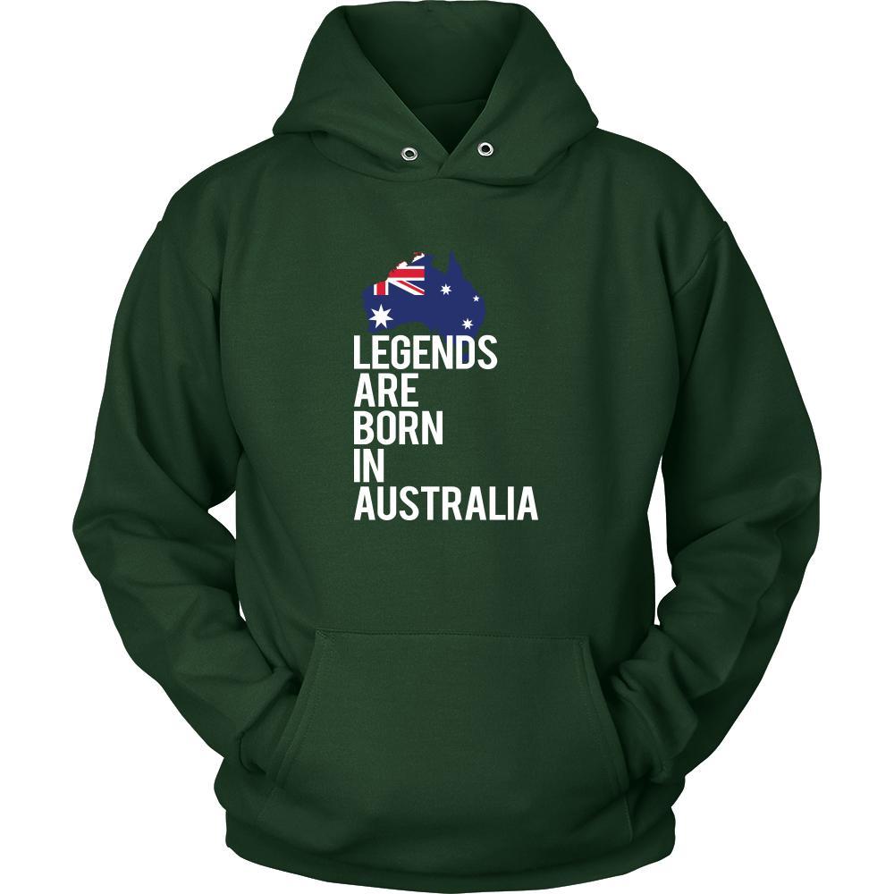 Australia Shirt - Legends are born in Australia - National Heritage Gift-T-shirt-Teelime | shirts-hoodies-mugs