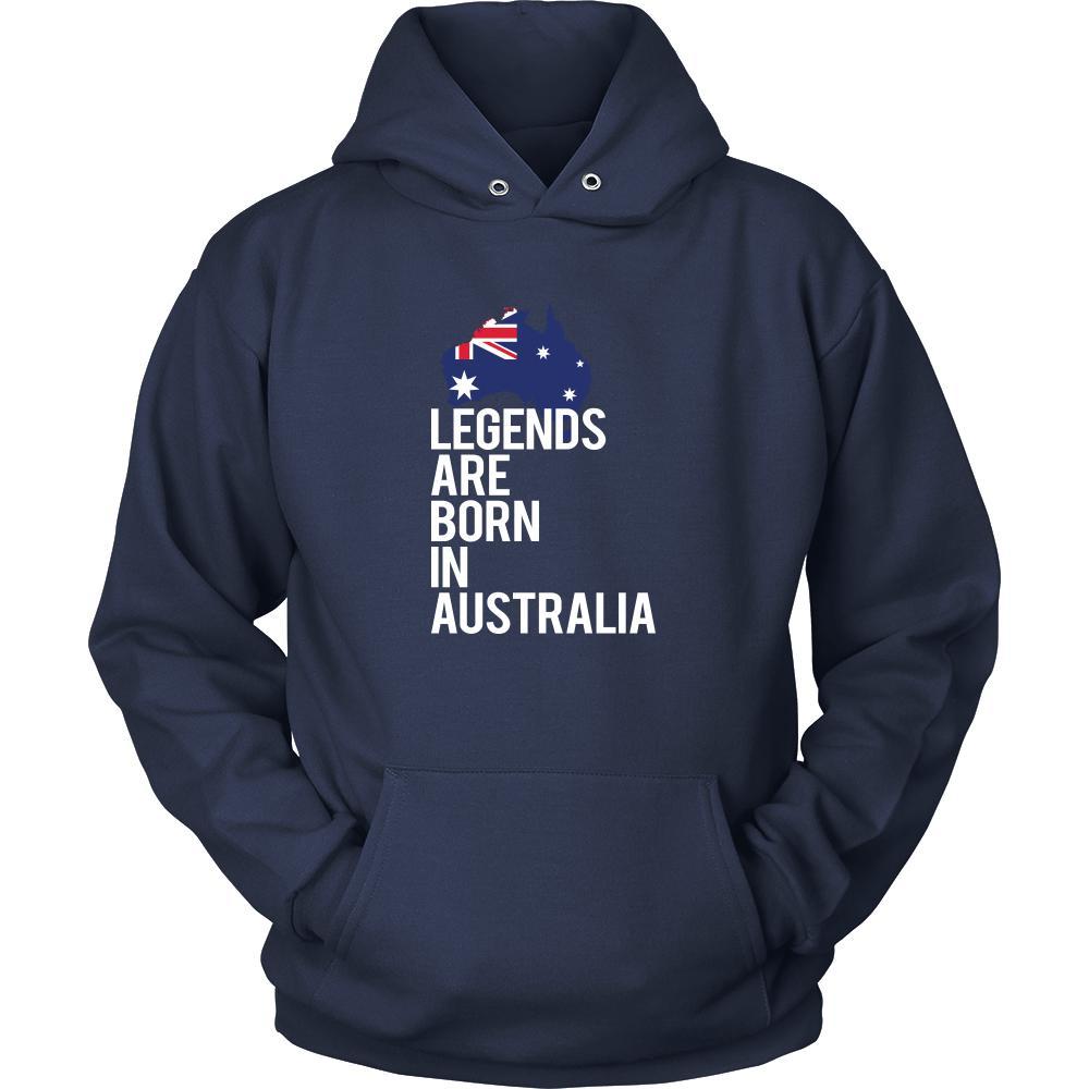 Australia Shirt - Legends are born in Australia - National Heritage Gift-T-shirt-Teelime | shirts-hoodies-mugs