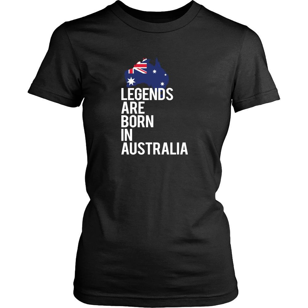 Australia Shirt - Legends are born in Australia - National Heritage Gift-T-shirt-Teelime | shirts-hoodies-mugs