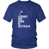 Australia Shirt - Legends are born in Australia - National Heritage Gift-T-shirt-Teelime | shirts-hoodies-mugs