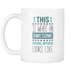 Awesome Patrol Officer mug -coffee cup (11oz) White-Drinkware-Teelime | shirts-hoodies-mugs