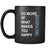 Backpacking Cup- Do more of what makes you happy Backpacking Hobby Gift, 11 oz Black Mug