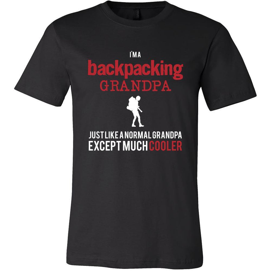 Backpacking Shirt - I'm a backpacking grandpa just like a normal grandpa except much cooler Grandfather Hobby Gift-T-shirt-Teelime | shirts-hoodies-mugs