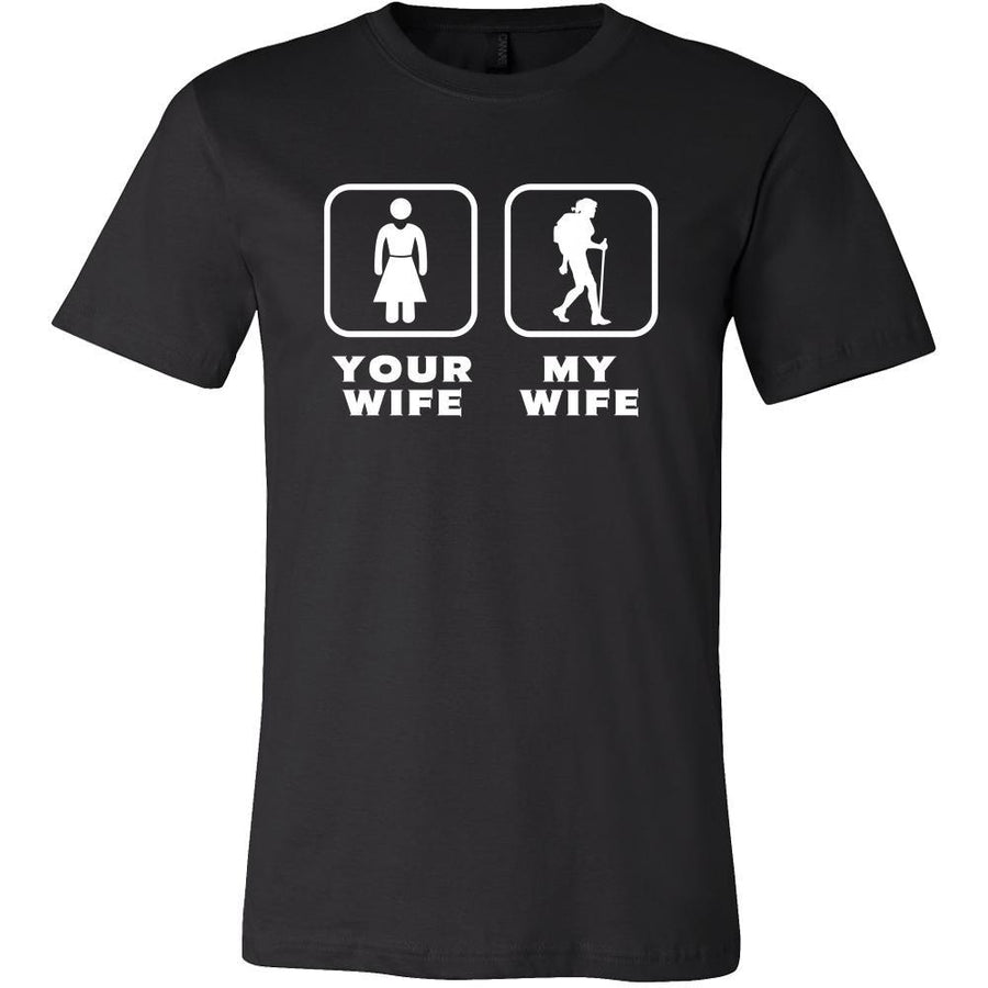 Backpacking - Your wife My wife - Father's Day Hobby Shirt-T-shirt-Teelime | shirts-hoodies-mugs