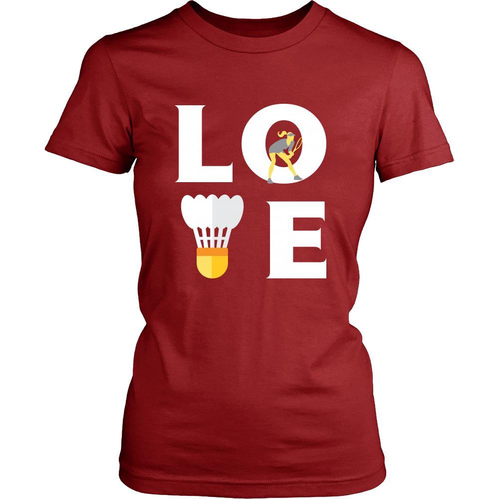 Badminton - LOVE Badminton - Sport Player Shirt-T-shirt-Teelime | shirts-hoodies-mugs