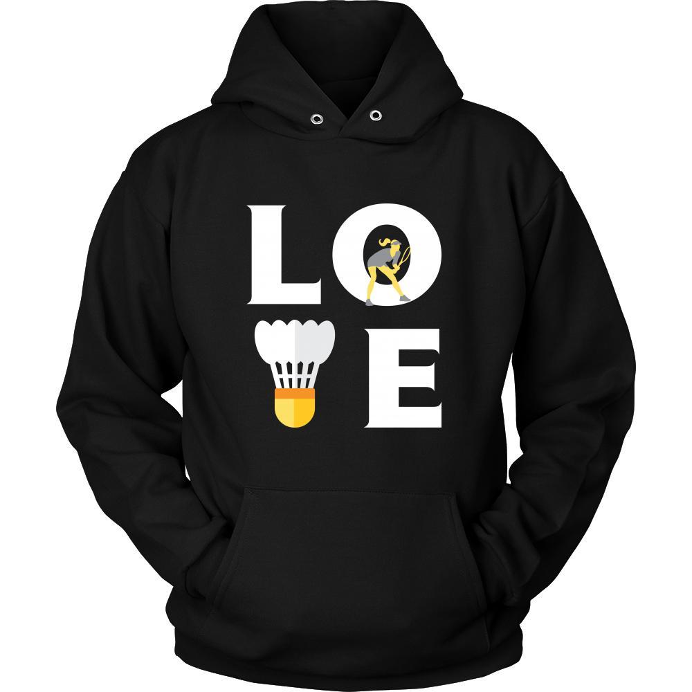 Badminton - LOVE Badminton - Sport Player Shirt-T-shirt-Teelime | shirts-hoodies-mugs