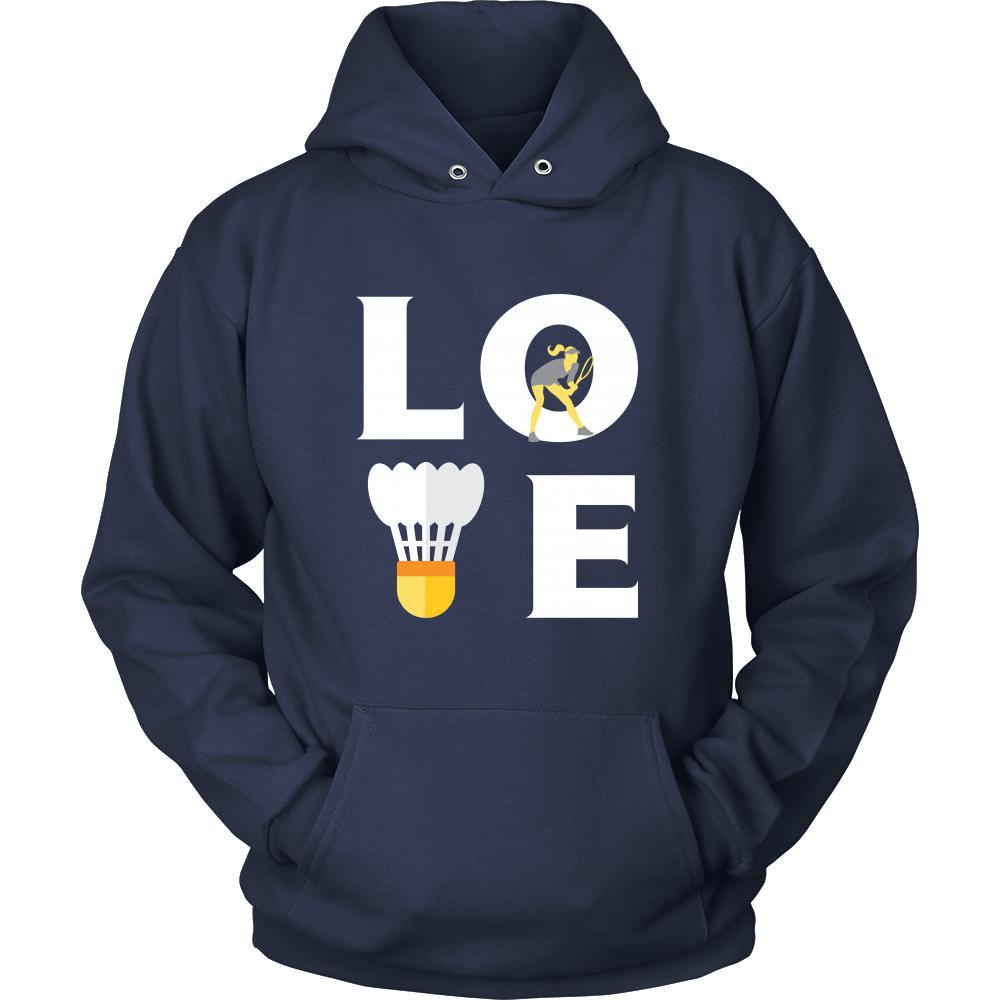 Badminton - LOVE Badminton - Sport Player Shirt-T-shirt-Teelime | shirts-hoodies-mugs